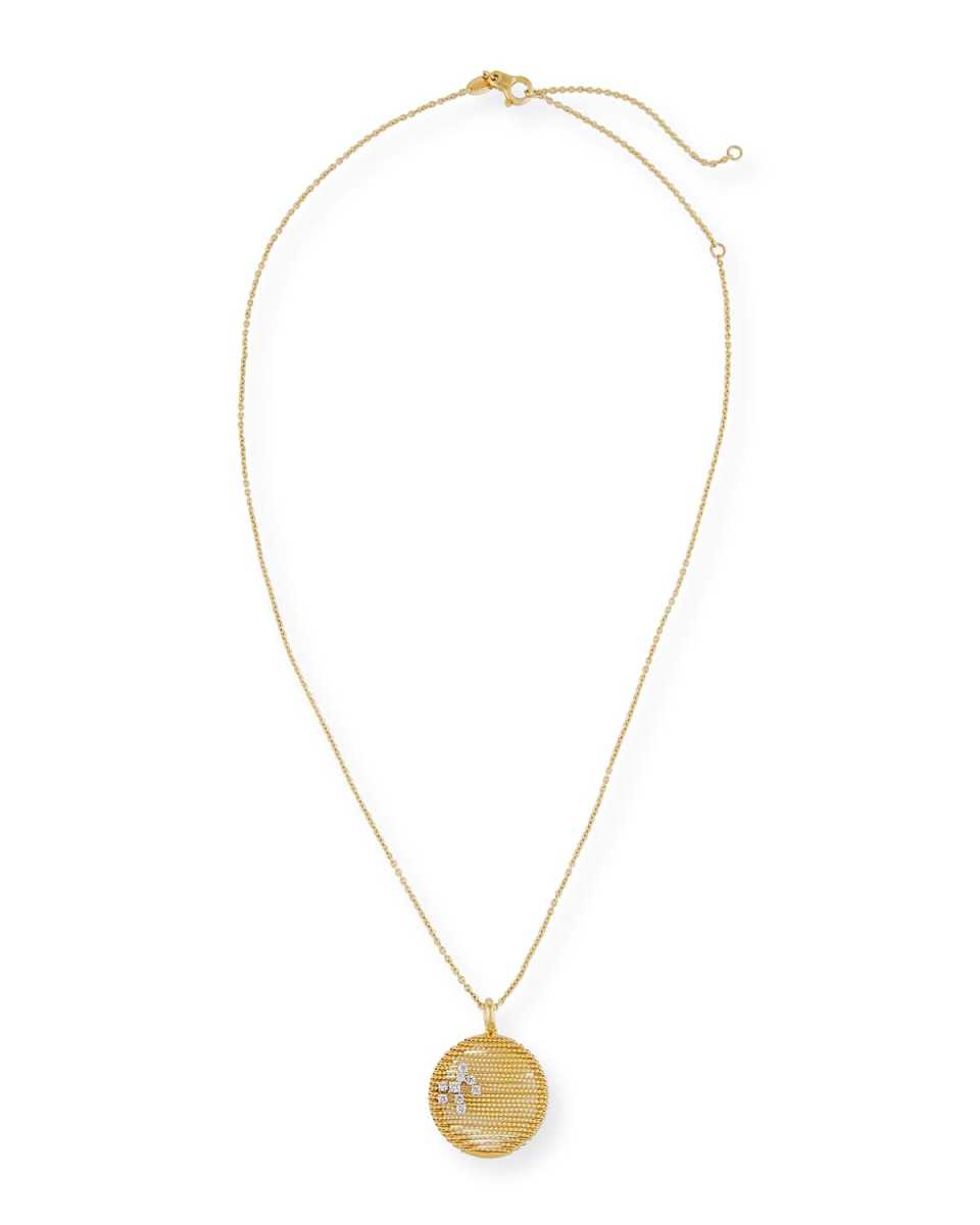 Renaissance Jolly Pendant Necklace with Diamonds